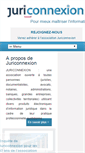 Mobile Screenshot of juriconnexion.fr