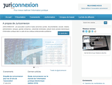 Tablet Screenshot of juriconnexion.fr